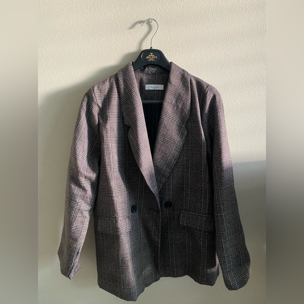 Plaid Blazer